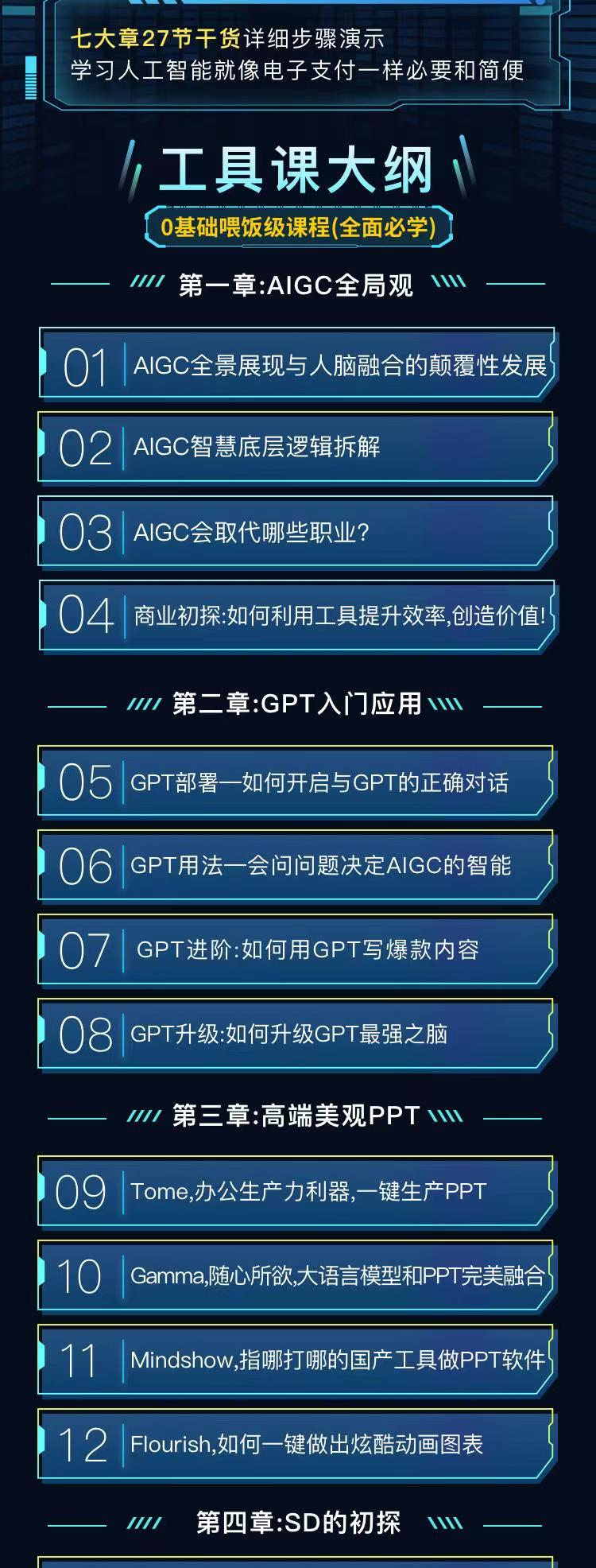 图片[2]-【AI智能设计】诗童AI领跑 AIGC新人类商业课丨1.85G 27节-壹书网