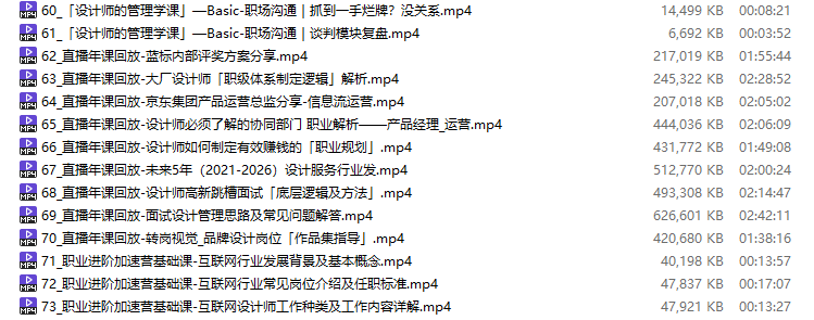 图片[9]-【设计管理】邢开捷人生加速 设计师加速营升职加薪转行转岗该学的都在这丨5.99G 73节-壹书网
