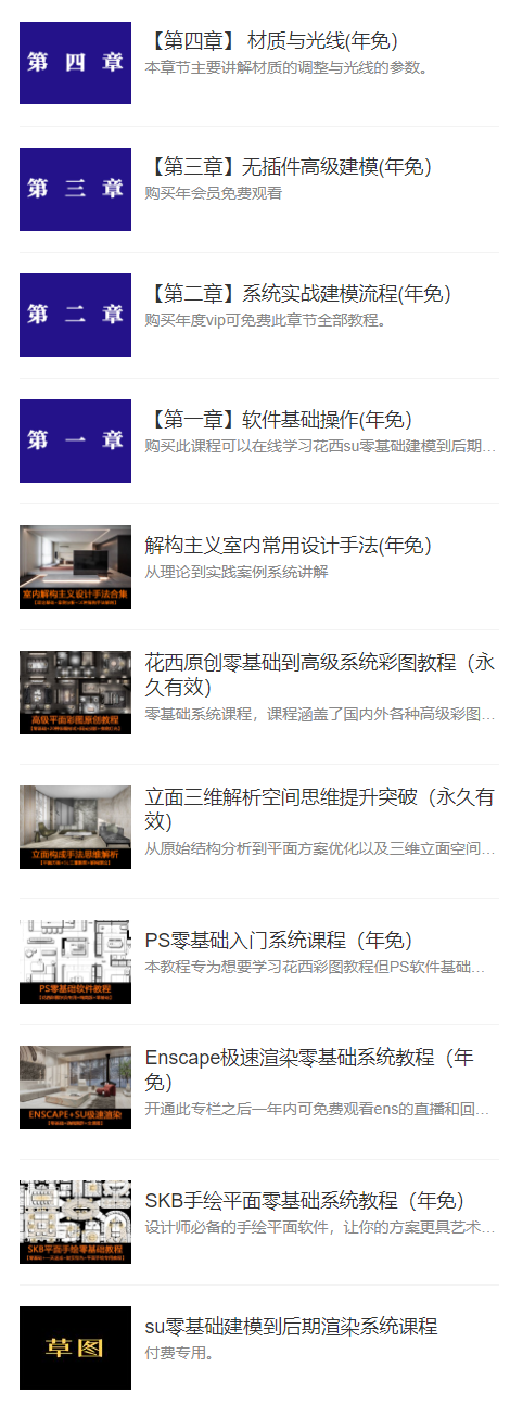 图片[4]-【草图大师】花西 店铺年费VIP一键打包所有课程和资料丨374G 947节+课件-壹书网