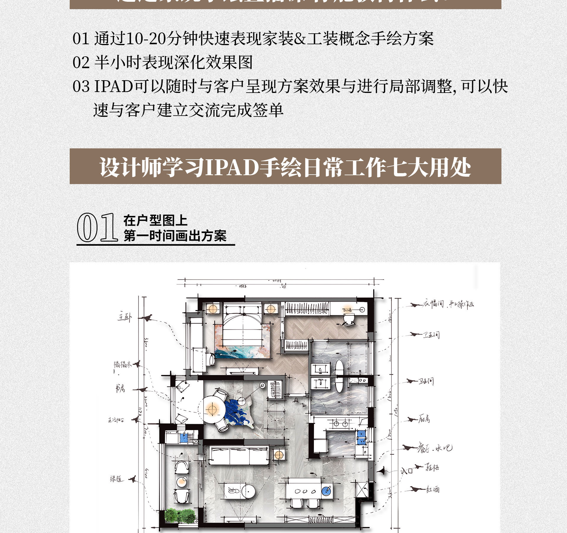 图片[3]-【手绘设计】李展华 iPad手绘训练营6.0丨ev4a丨36.9G 15节+课件 1688-壹书网