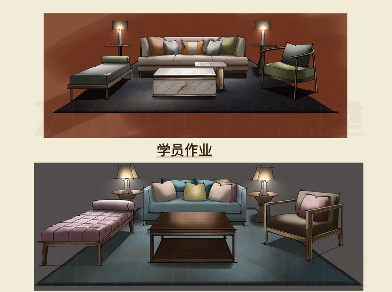 图片[9]-【手绘设计】习文文IPAD PRO 室内手绘零基础系统课丨89.8G 25节-壹书网