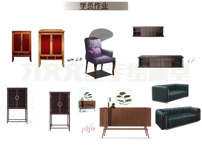 图片[6]-【手绘设计】习文文IPAD PRO 室内手绘零基础系统课丨89.8G 25节-壹书网