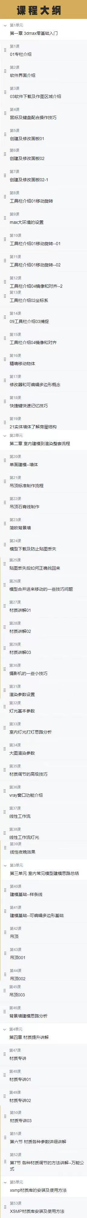 图片[3]-【室内外效果图】图灵室内设计 2023零基础学3dmax效果图（含建模材质灯光渲染整套流程）丨441G 121节+课件-壹书网