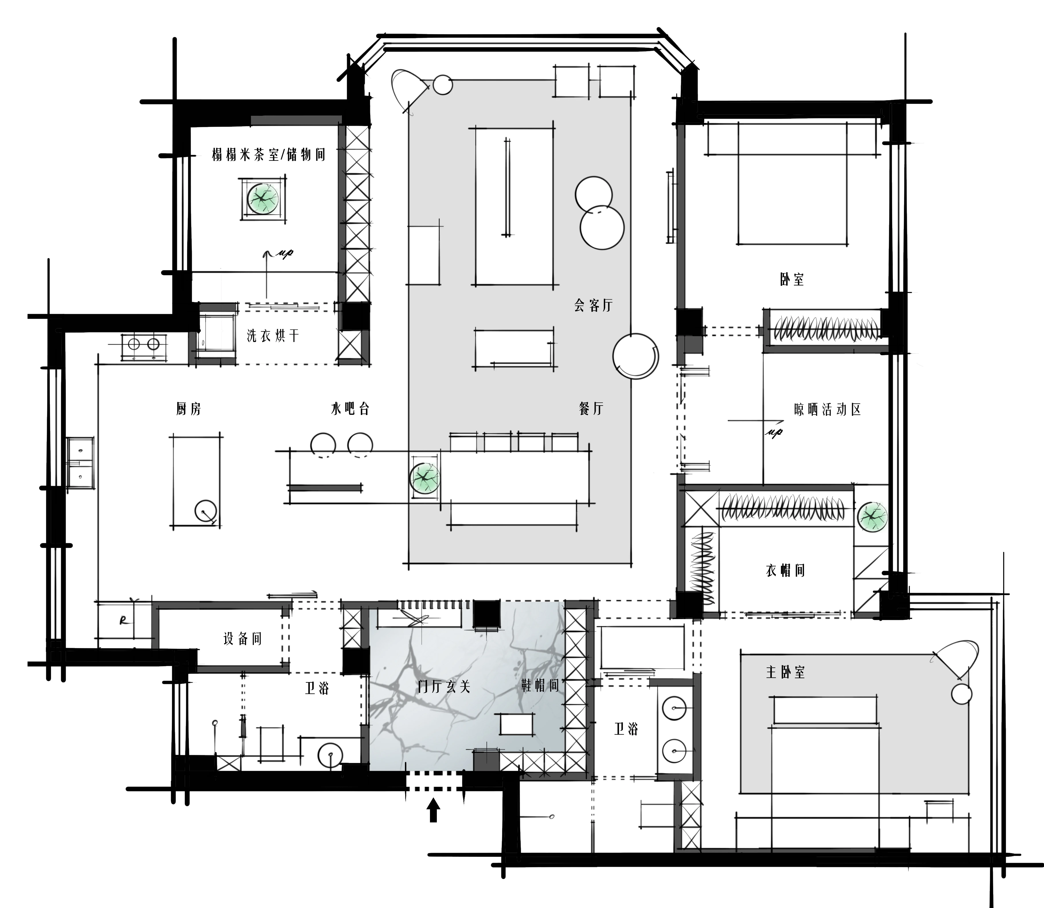图片[2]-【住宅方案】佲嘉设计 尚东 室内设计家装设计VIP班级家装18期（户型优化、立面空间、CAD、3D）丨32.1G 27节 1880-壹书网