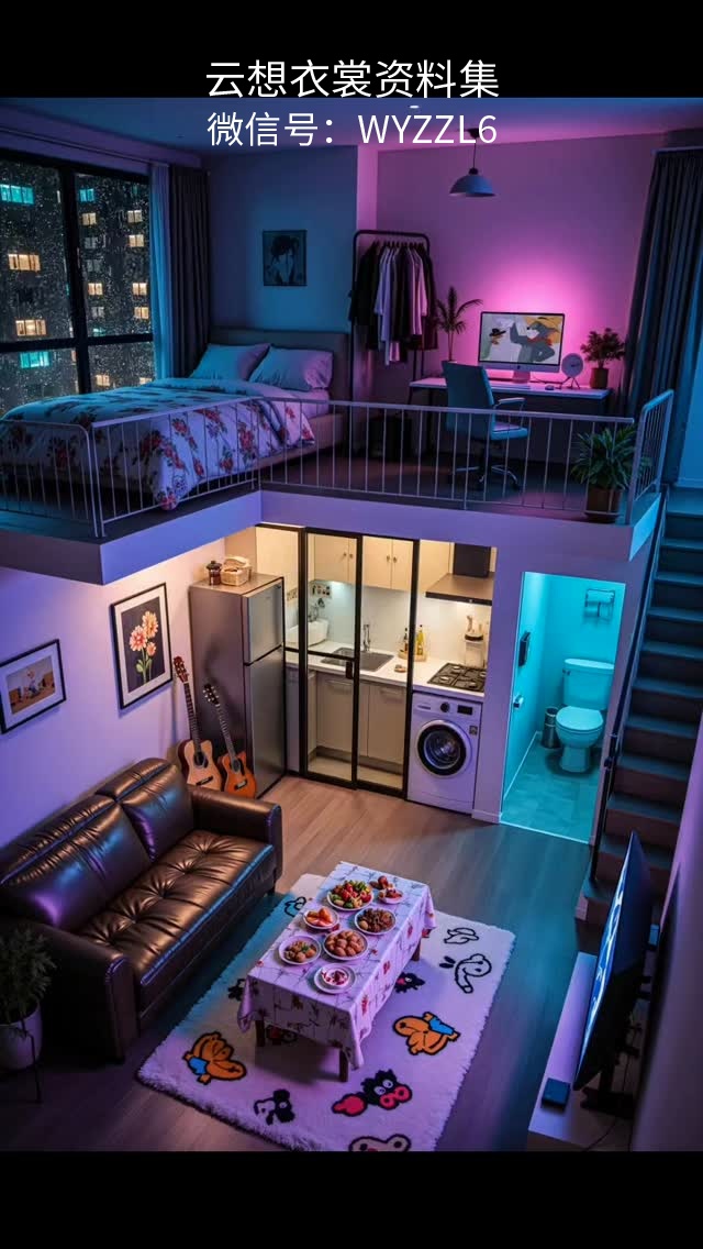 【短视频】温馨公寓无水印视频适合发抖音-快手-小红书，设计师引流（视频+封面）lanatureviews