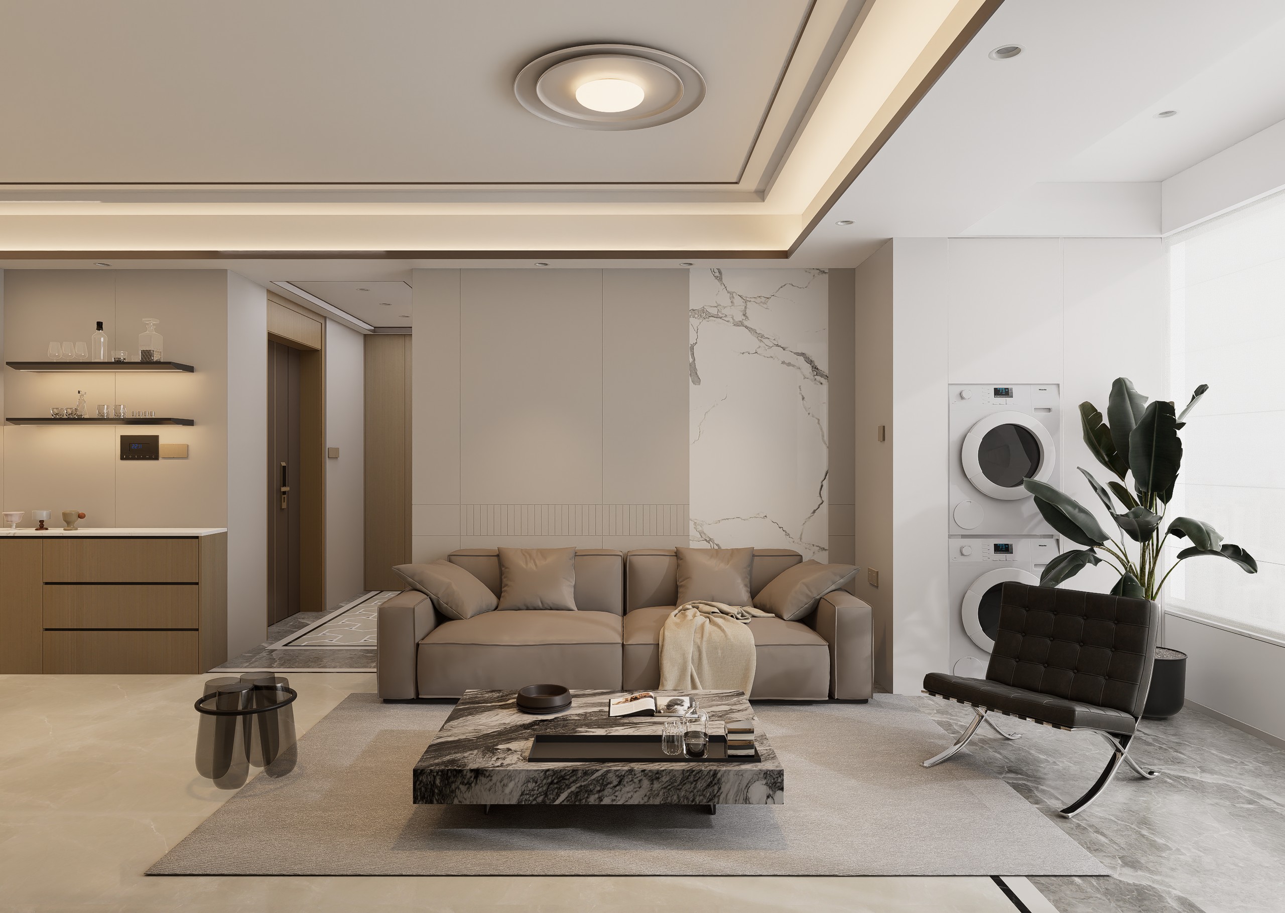 SIMPLE | 现代简奢：简而有致的居所 | 精装改造-S+对我们来说每个案子都是私人定制