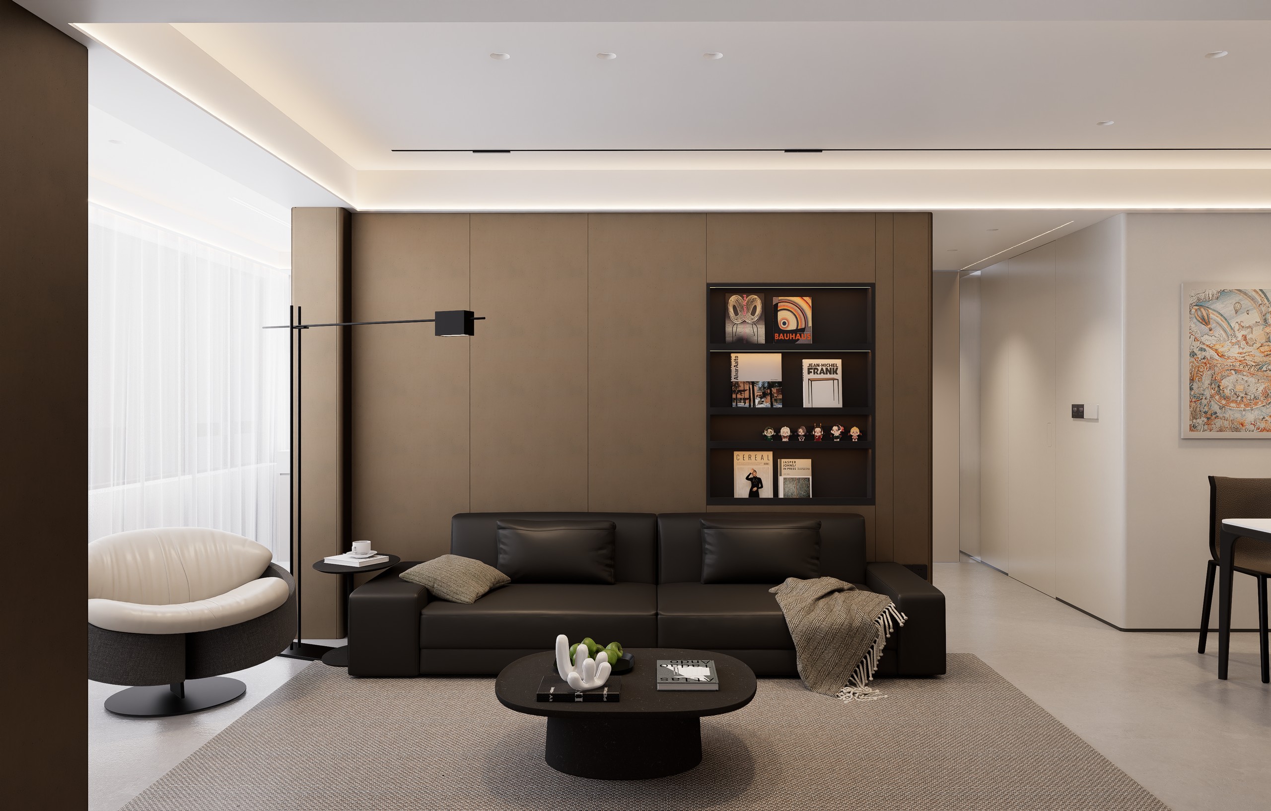 Italian | 意式简约：暗调的浪漫 | 精装改造-S+对我们来说每个案子都是私人定制