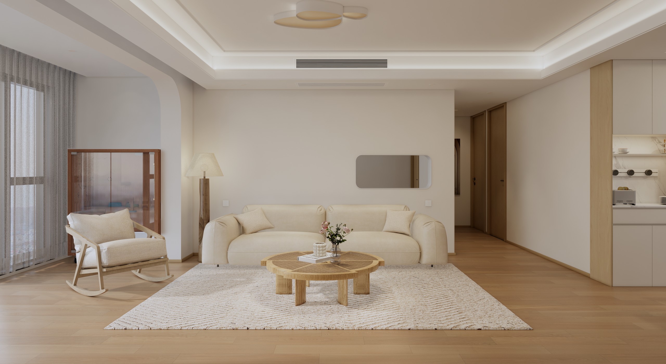 French | 现代原木：温馨极简原木 | 精装改造-S+对我们来说每个案子都是私人定制