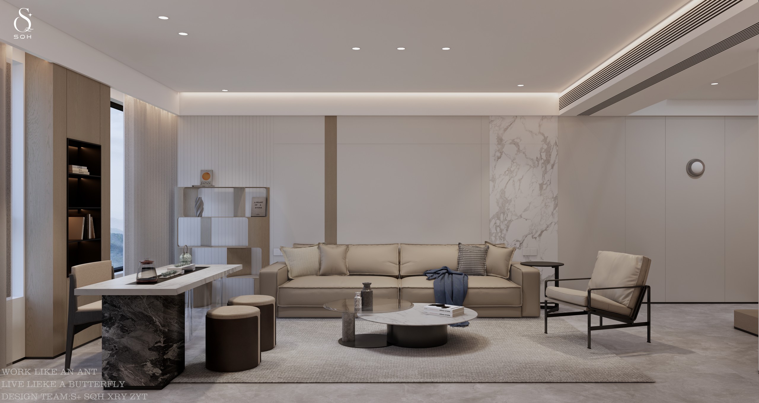 Simple | 现代原木：高级感与舒适度并存的家-S+对我们来说每个案子都是私人定制