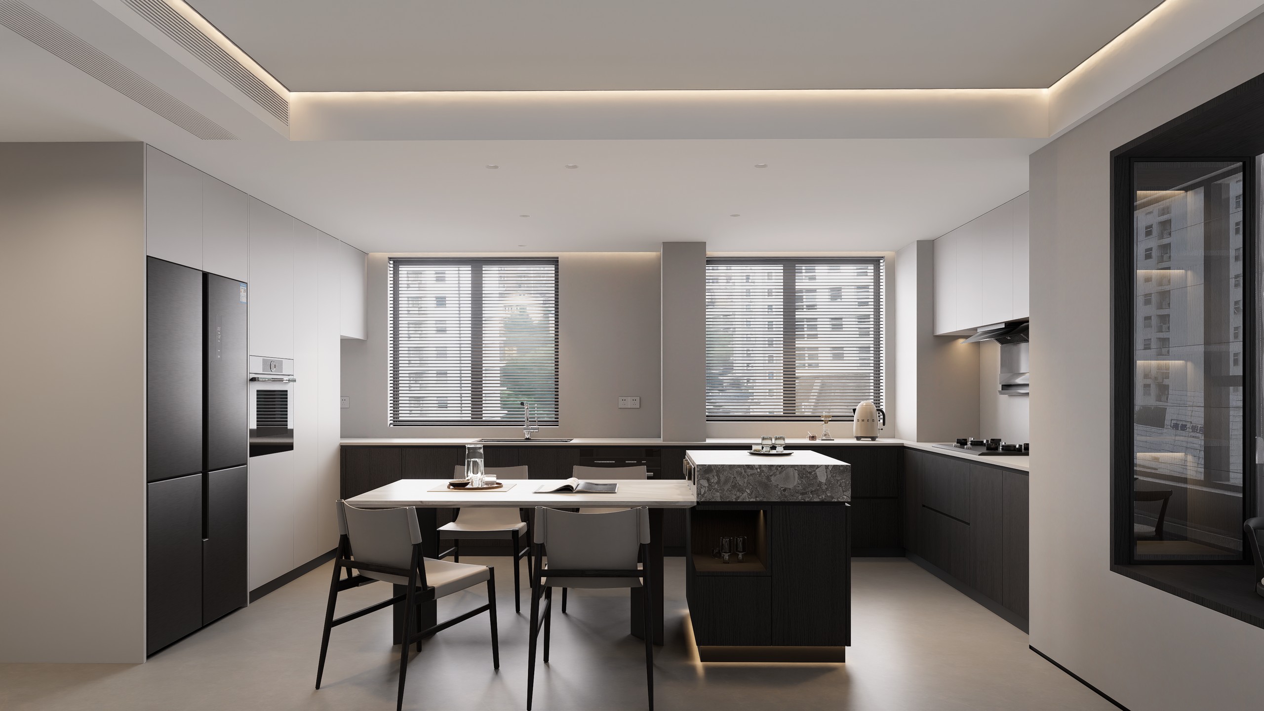 Simple | 黑白灰：冷淡风 不落俗的高级与质感 | 精装改造-S+对我们来说每个案子都是私人定制