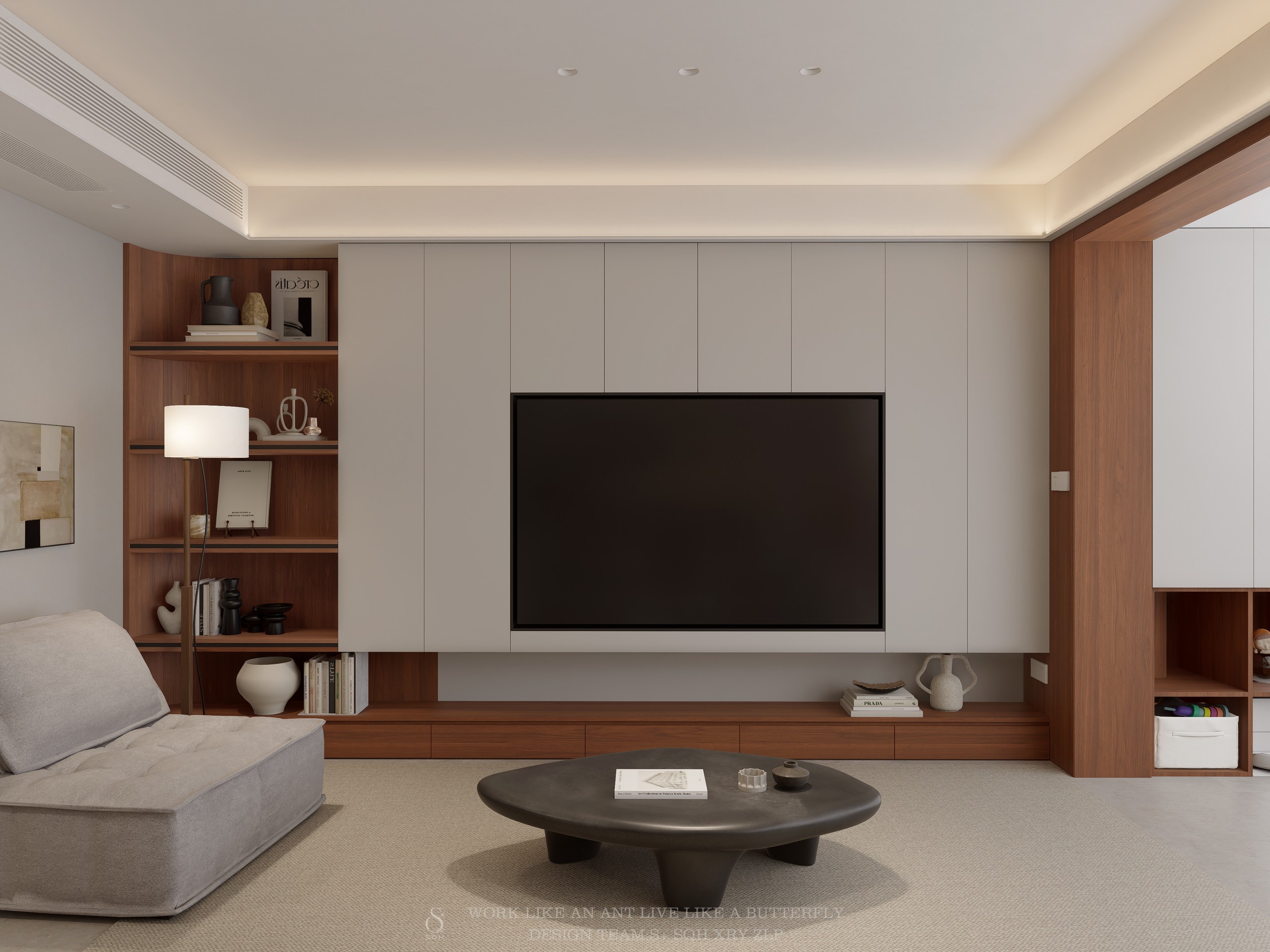 French | 中古风：住进中古风的简约与优雅里 | 精装改造-S+对我们来说每个案子都是私人定制