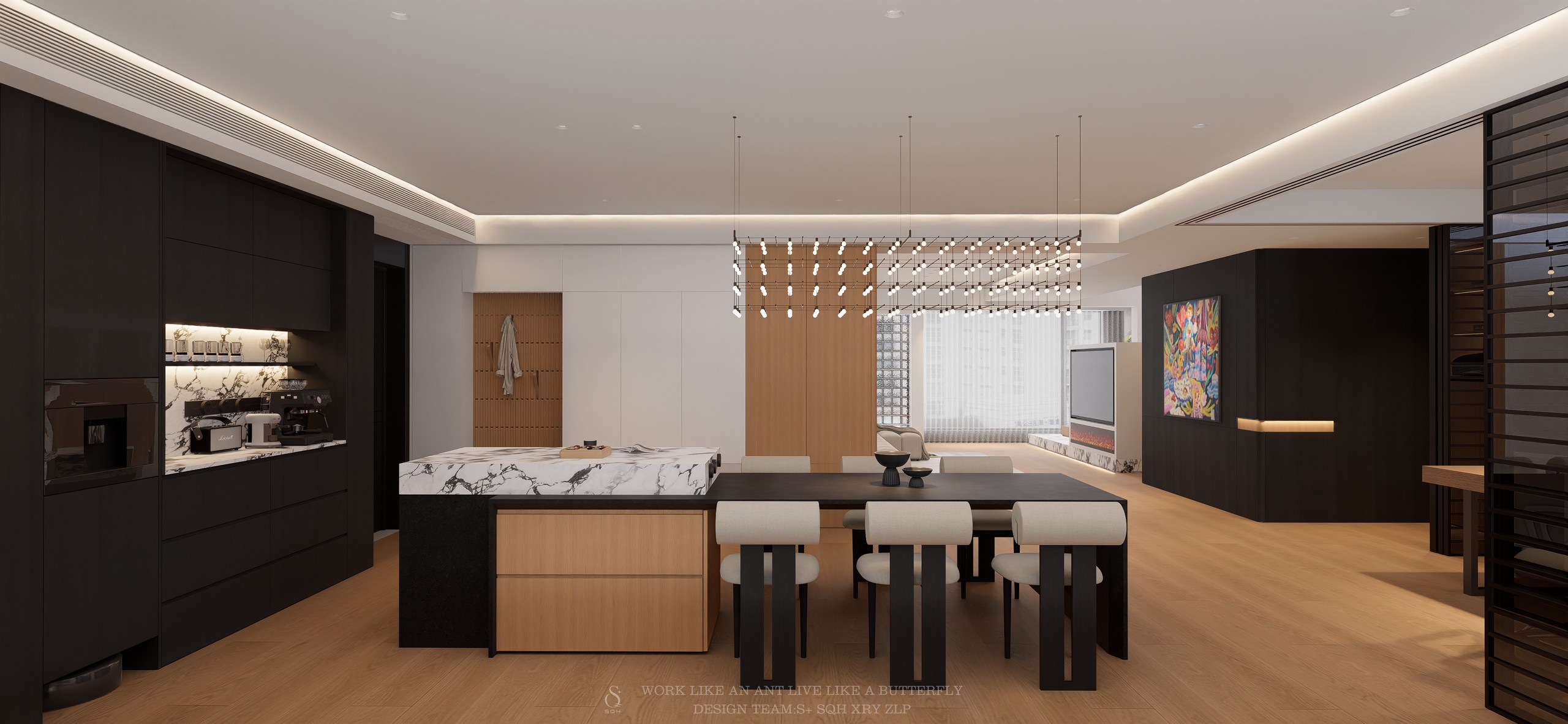 BROWN | 意式黑白咖：演绎意式极简的永恒魅力-S+对我们来说每个案子都是私人定制