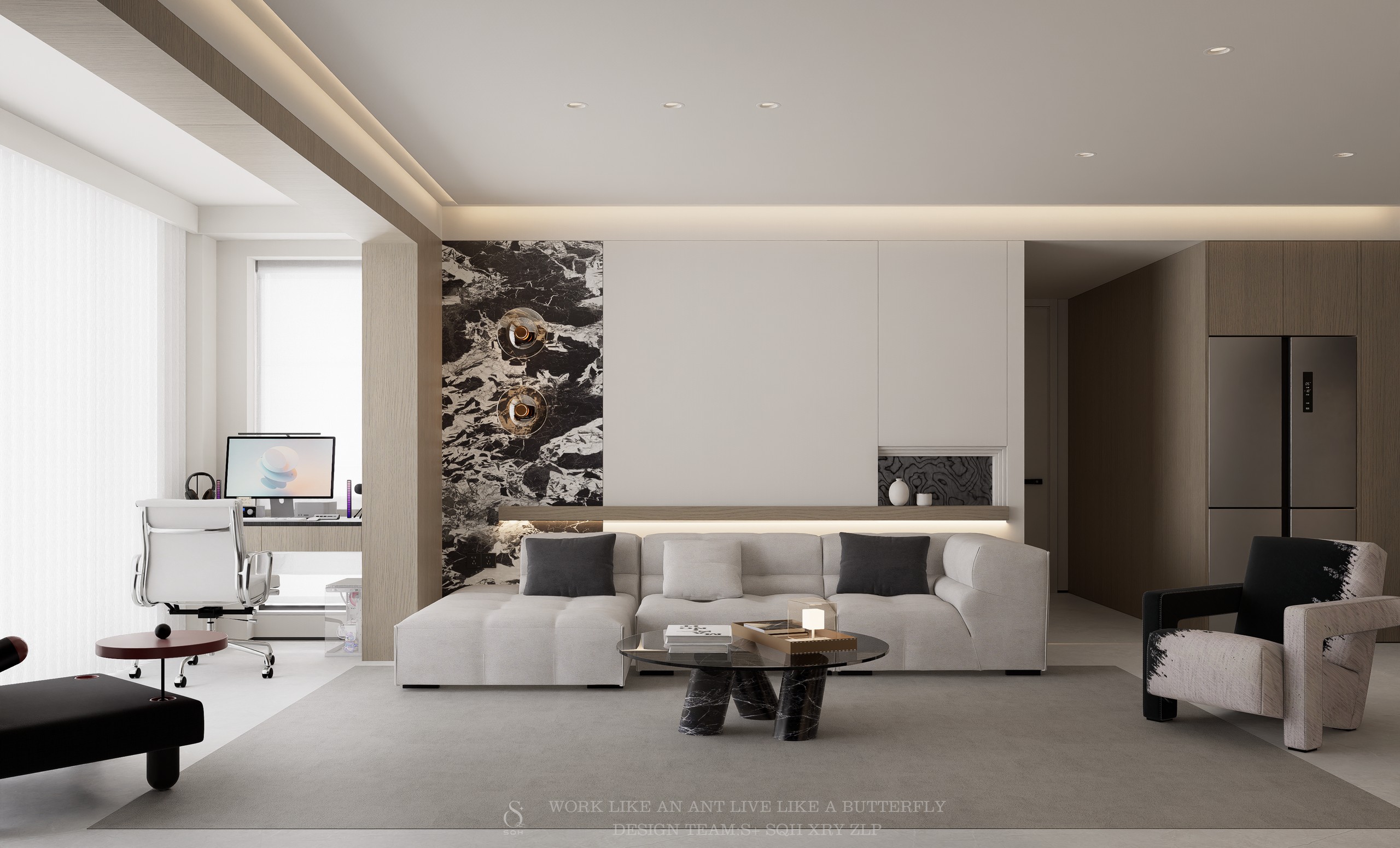 Simple | 现代简约：简而有致的居所-S+对我们来说每个案子都是私人定制