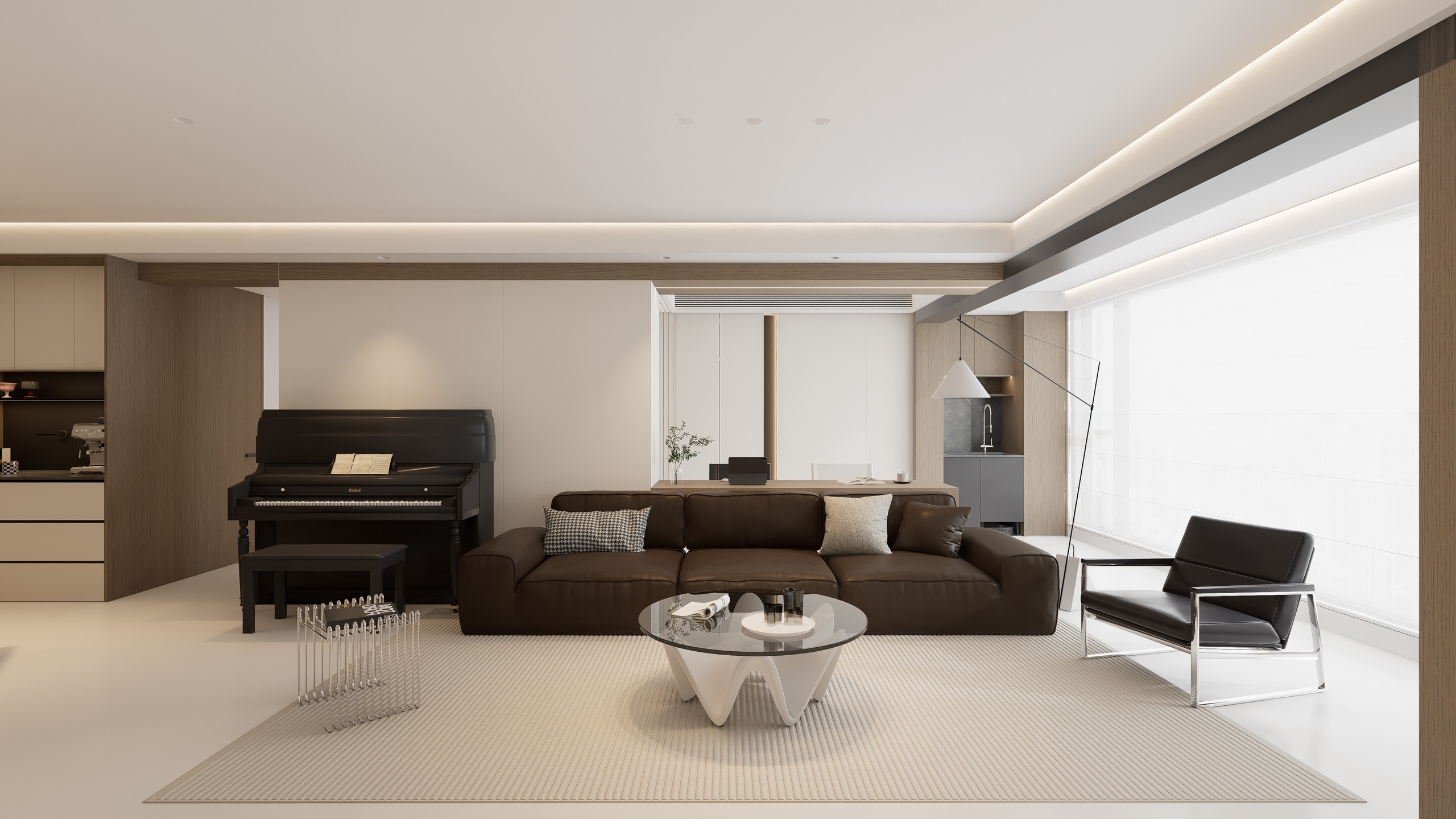 Italian | 现代意式：将繁琐剥离，追求静谧与和谐-S+对我们来说每个案子都是私人定制