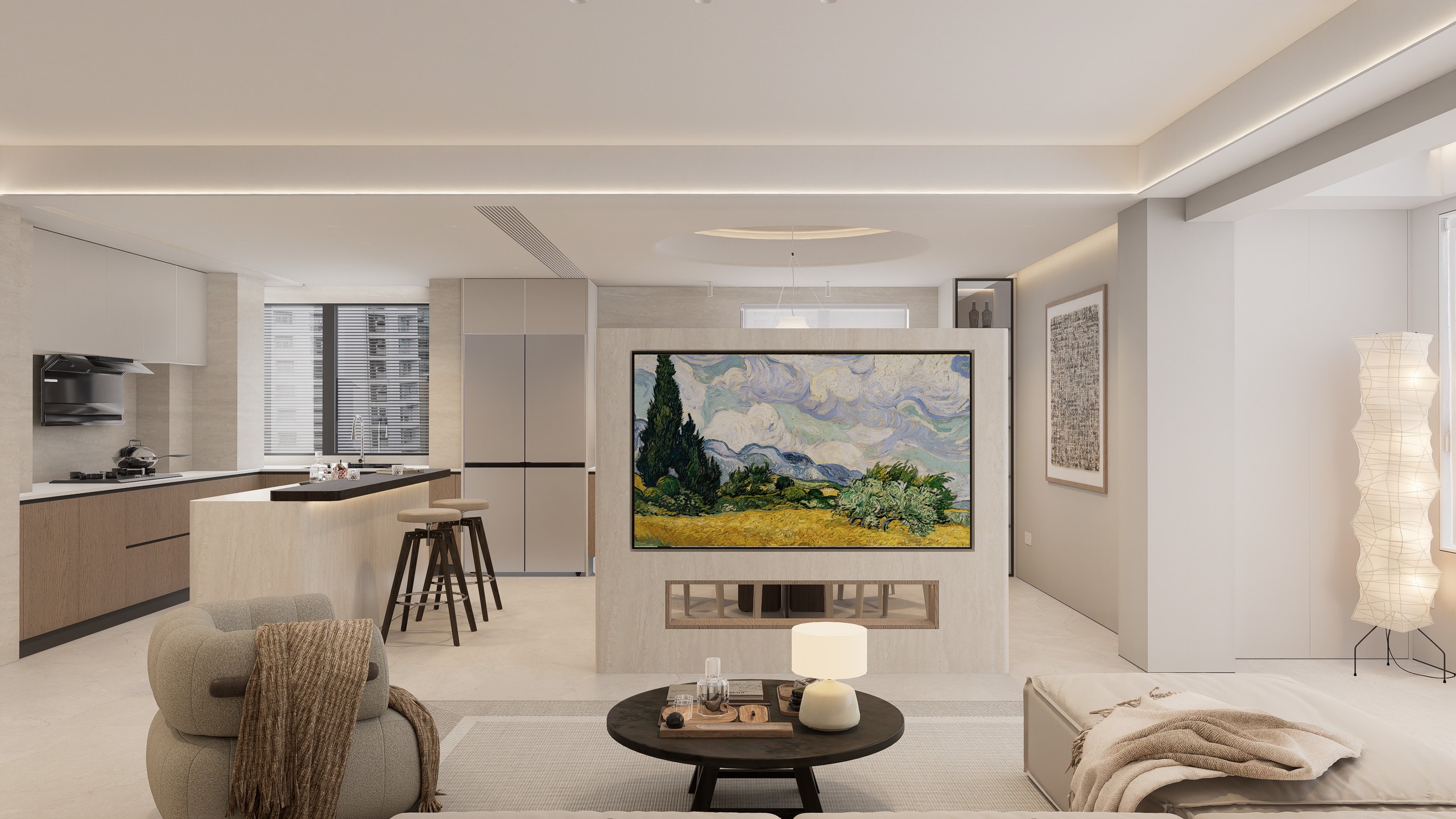 Simple | 现代原木：烟火气的“润物细无声”-S+对我们来说每个案子都是私人定制