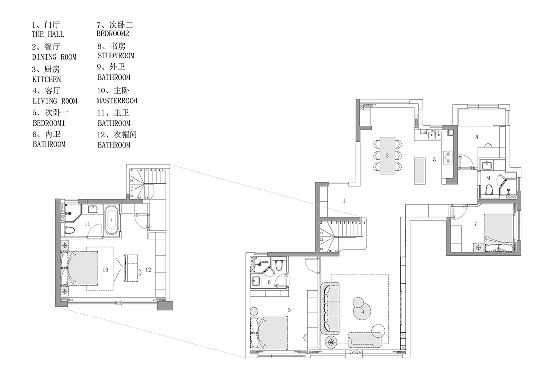 图片[26]-建E首发 | 康居装饰. 施强虹：175㎡简约私宅，都市生活仪式感-S+对我们来说每个案子都是私人定制