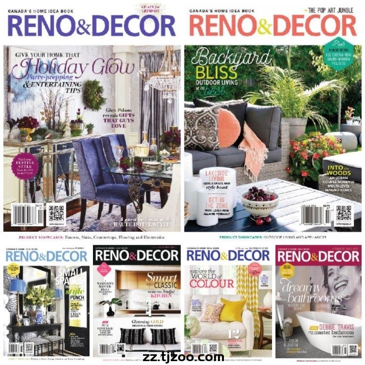 【加拿大】《Reno & Decor》2018年合集加拿大创意时尚室内设计翻新装修装饰pdf杂志电子版（6本）