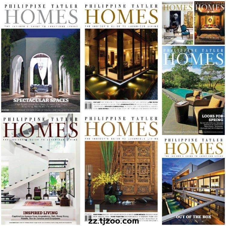 【菲律宾】《Philippine Tatler Homes》2012-2014年合集乡村浪漫艺术房屋室内软装设计装饰pdf杂志（8本）