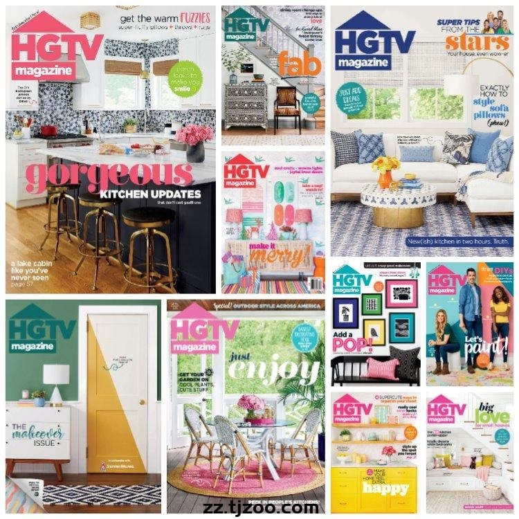 【英国版】《HGTV Magazine》2020年合集室内家居软装装饰改造DIY设计pdf杂志（10本）