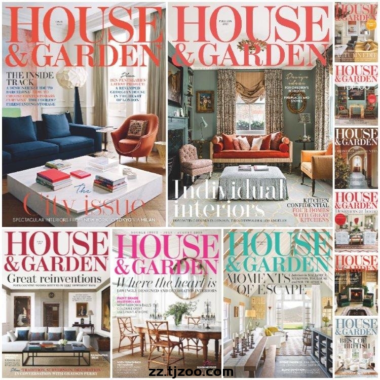 【英国版】《House & Garden UK》2020年合集住宅别墅室内软装花园庭院设计杂志PDF（11本）