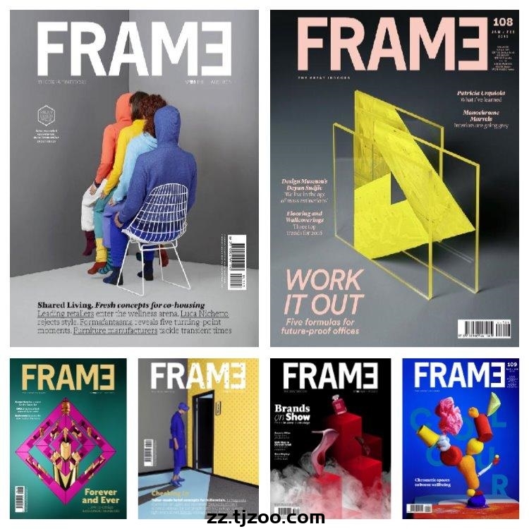 【荷兰版】《Frame》2016年合集创意前卫室内设计软装产品设计高清PDF杂志电子版（6本）