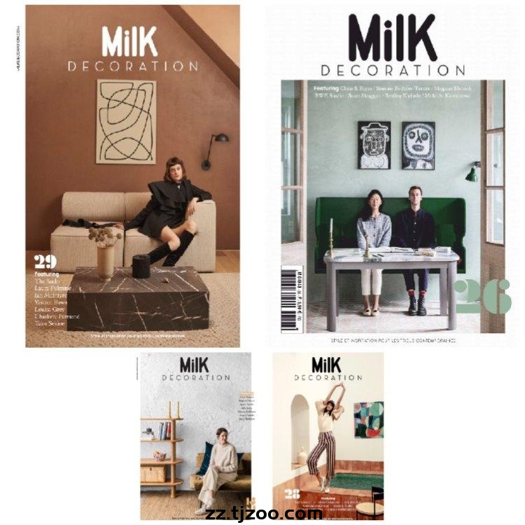 【法国版】《Milk Décoration》2019年合集高端现代年轻室内装饰设计灵感参考pdf杂志（4本）