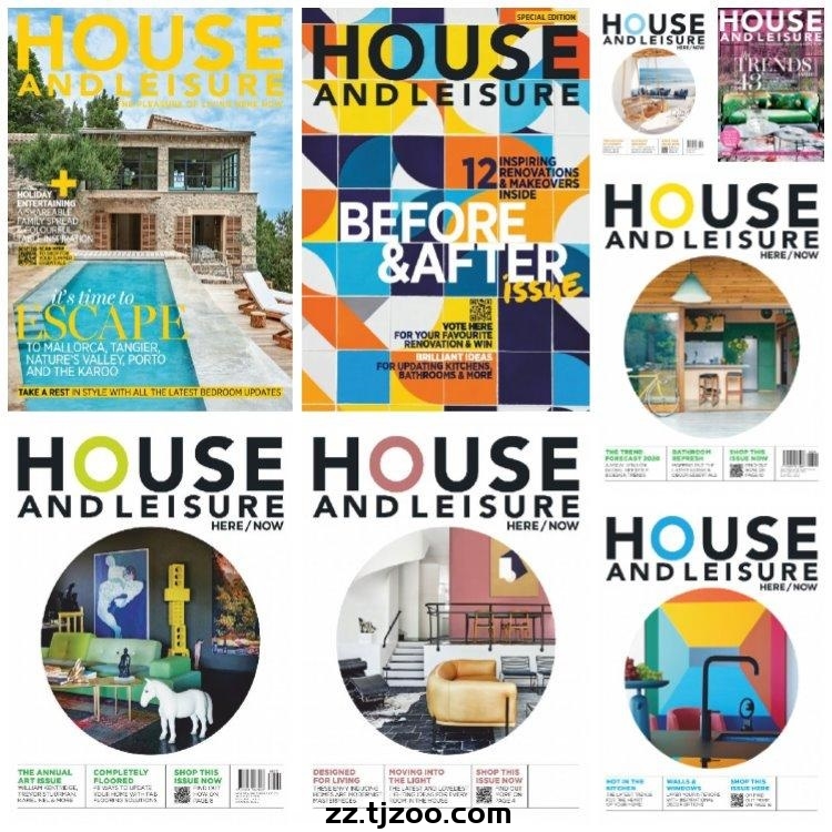 【南非版】《House and Leisure》2019年合集南非时尚家居装饰室内设计装潢pdf杂志（8本）