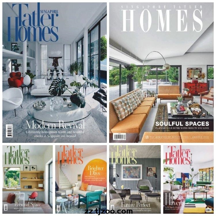 【新加坡】《Singapore Tatler Homes》2020年合集顶级豪宅别墅住宅室内软装设计杂志PDF（6本）