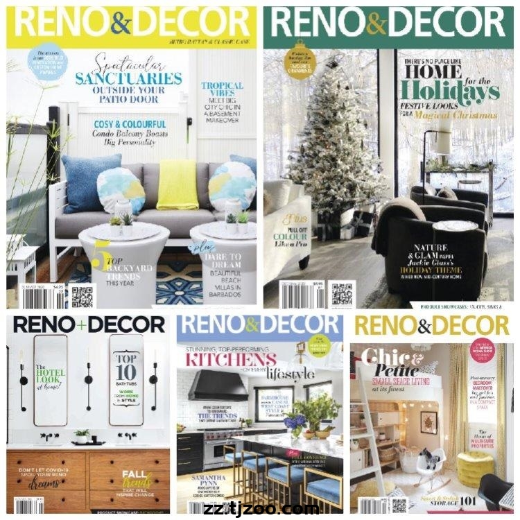 【加拿大】《Reno & Decor》2020年合集加拿大创意时尚室内设计翻新装修装饰pdf杂志电子版（5本）