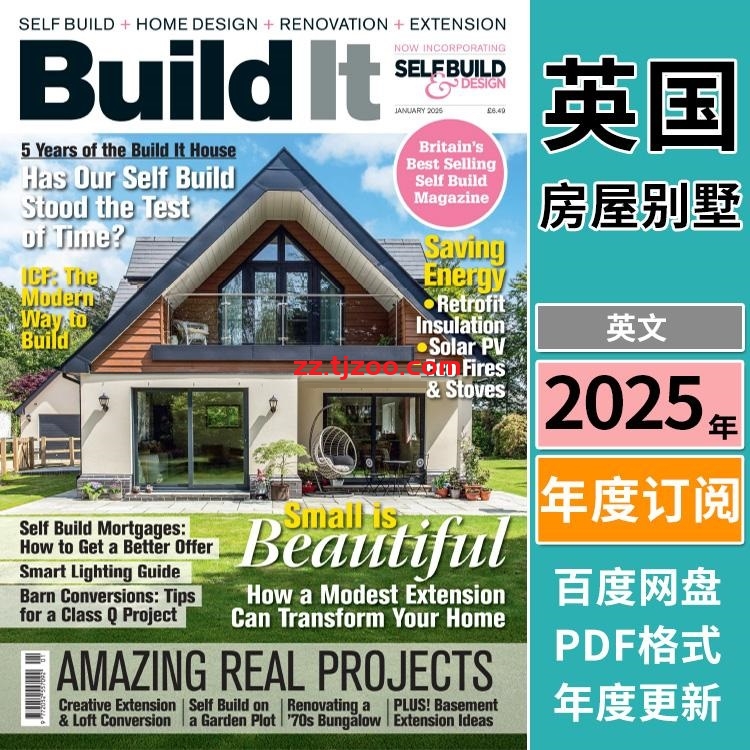 【美国版】《Build It》2025年合集家居房屋建造自建房设计规划理念PDF杂志（年订阅）