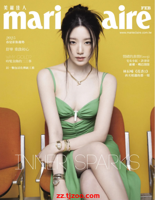 【台湾版】Marie Claire美麗佳人 2025 2月號 第382期PDF电子版杂志
