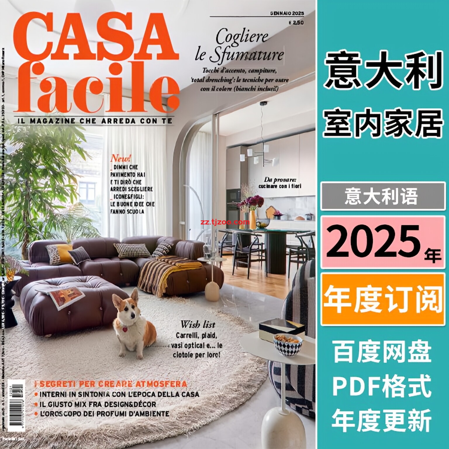 【意大利】2025年合集CasaFacile家居软装装饰搭配风格室内设计pdf杂志（年订阅）