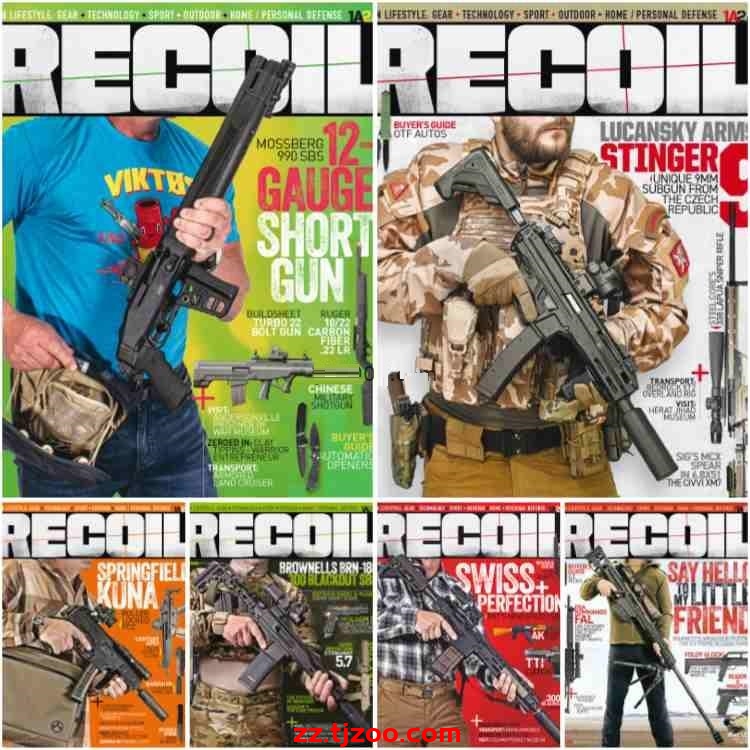 【美国版】Recoil 2025年合集枪械生活权威战术装备PDF杂志